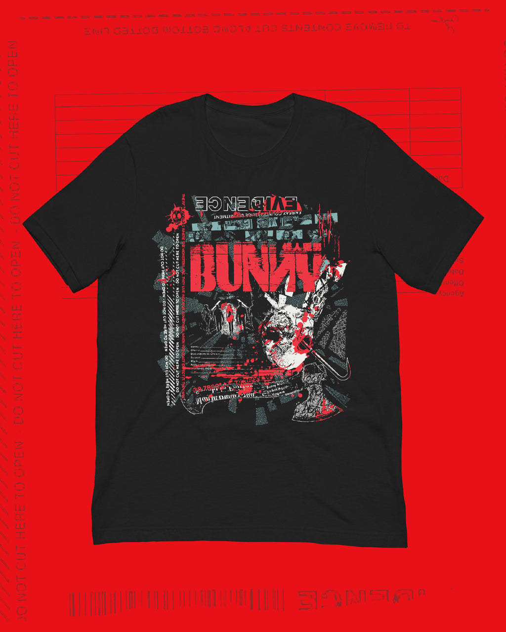 BUNNY x BONES 'EVIDENCE' T-shirt